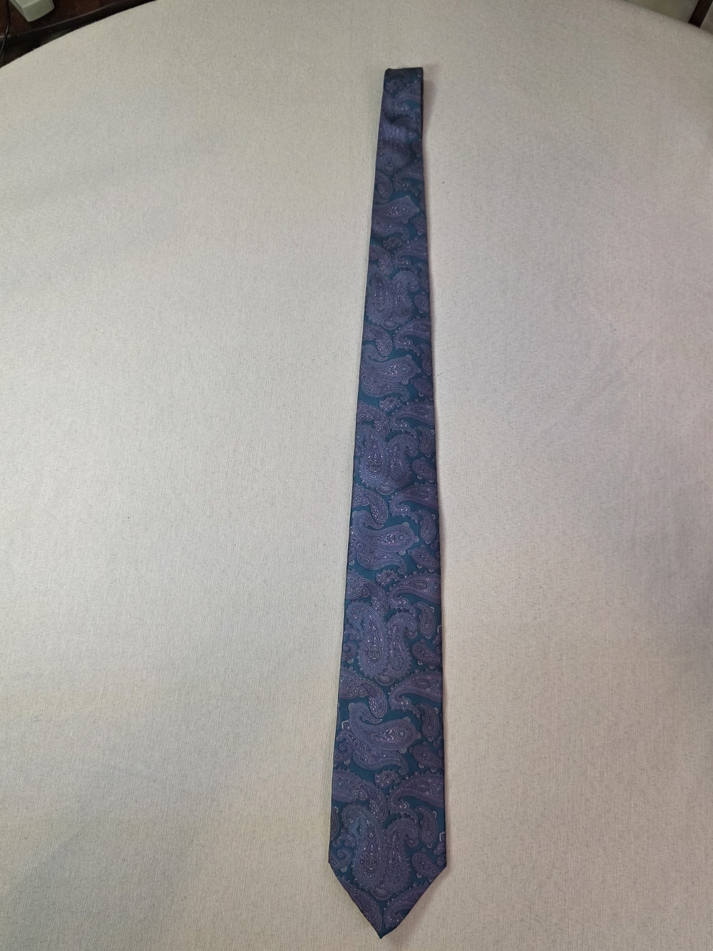 Vintage Andhurst 100% Silk Paisley Tie – Made in USA / Italian Fabric